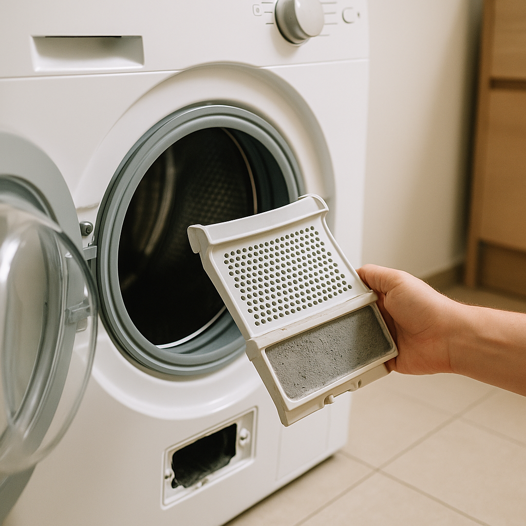 세탁기에서 소음 날 때, 기사 부르기 전 체크 7단계