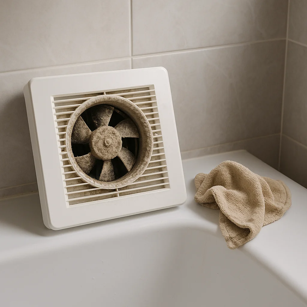 욕실 환풍기 청소, 겉만 닦으면 소용없는 이유