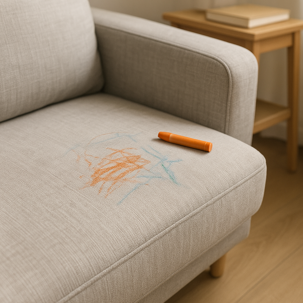 아이 크레파스 자국, 표면 재질에 따라 방법이 달라져요