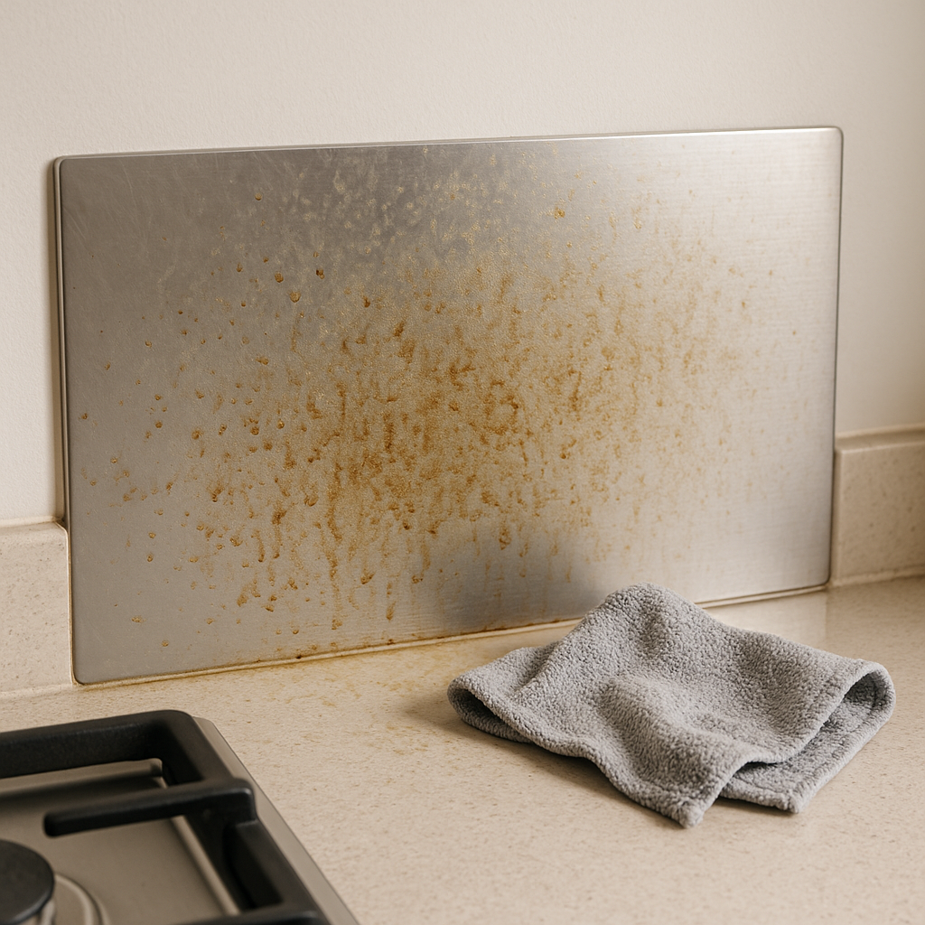 기름 튄 주방벽, 닦을수록 미끄러워지는 원인 5가지