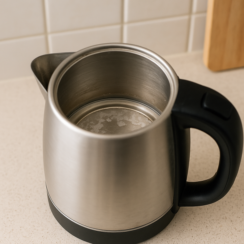 주전자 석회, 식초를 넣기 전에 꼭 체크할 재질