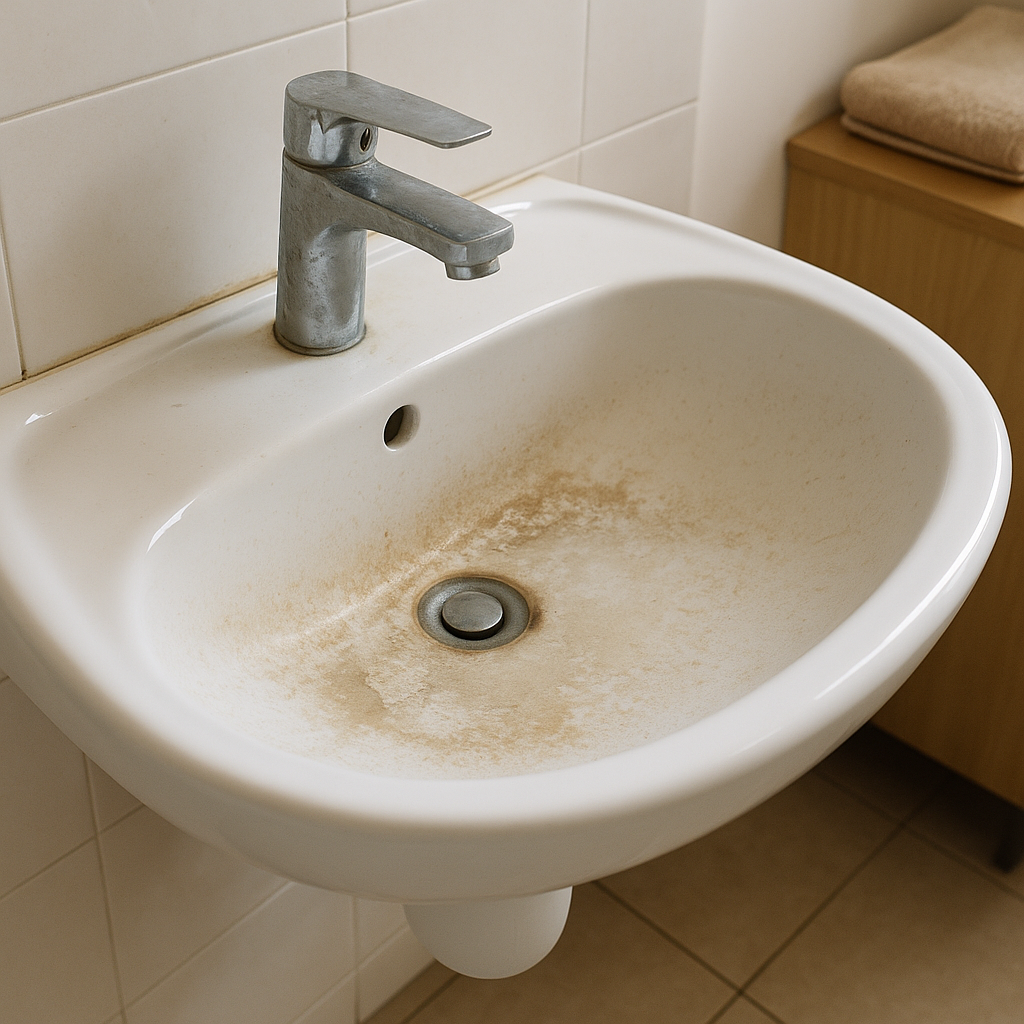 세면대 물때가 금방 돌아오는 이유: 물이 아니라 ‘습관’