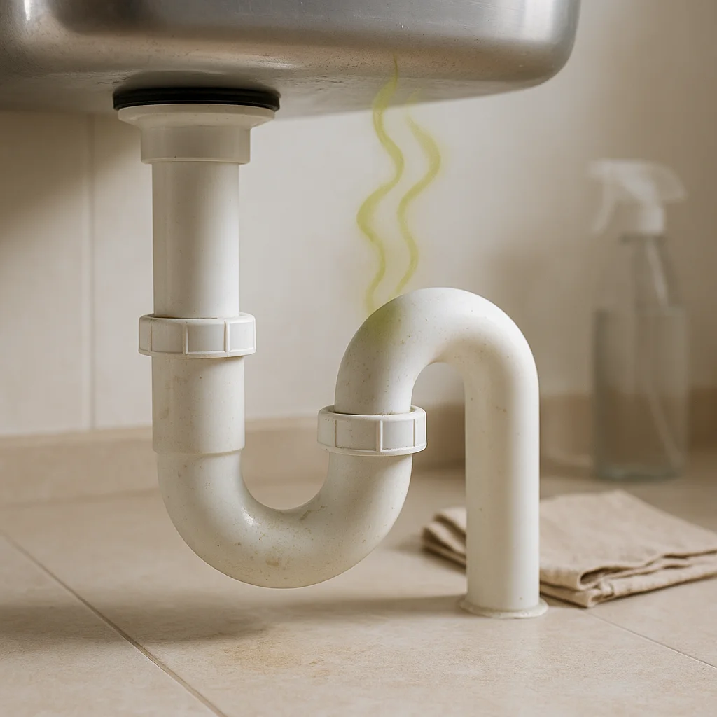 싱크대 배수구 냄새, 뜨거운 물보다 먼저 해야 할 ‘트랩 점검’