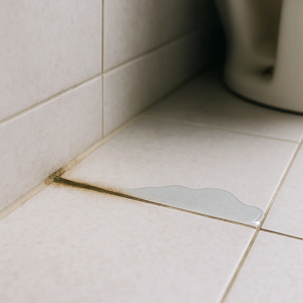 타일 줄눈이 계속 젖는다? 청소가 아니라 ‘물길’ 문제