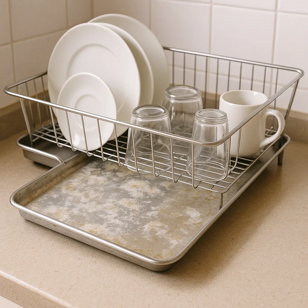 식기건조대, 물때 덜 생기는 구조는 따로 있습니다