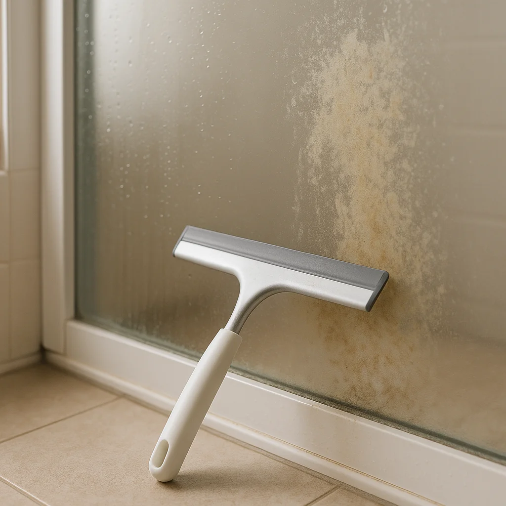 욕실 스퀴지, 아무거나 쓰면 유리 코팅 망치는 타입