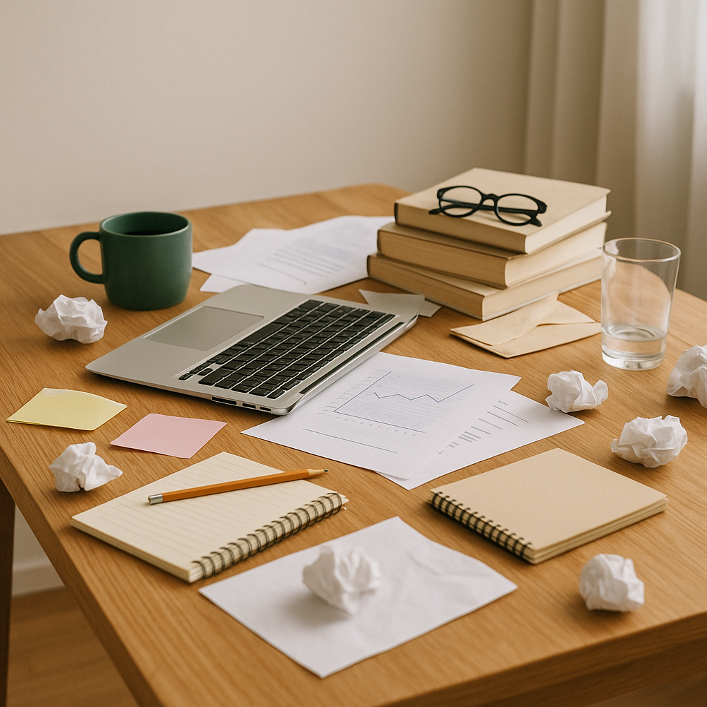 책상 위가 항상 지저분한 사람의 공통 습관 3가지