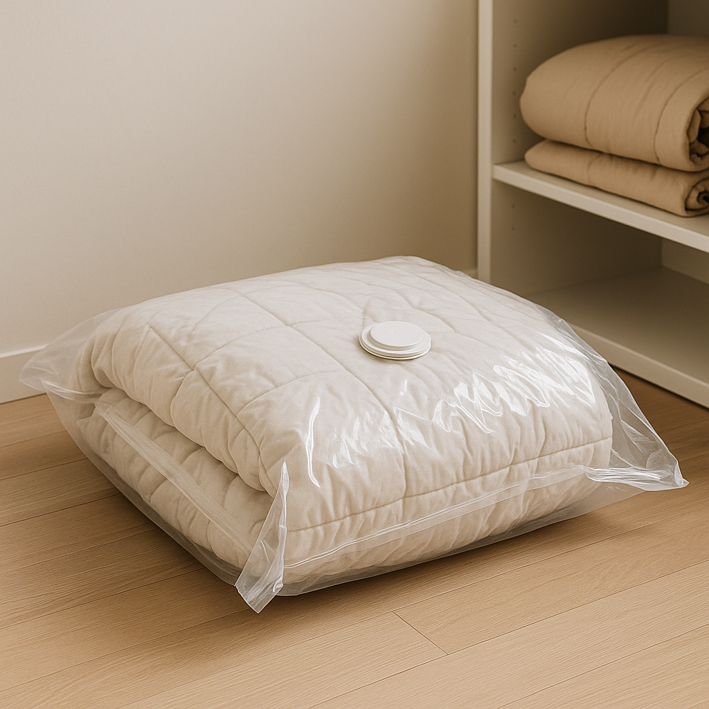 이불 수납, 압축팩이 최선이 아닌 이유(환경 따라 달라요)