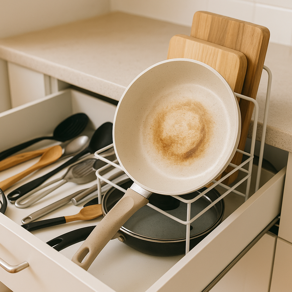 주방 수납, 자주 쓰는 것만 앞으로 두면 생기는 함정