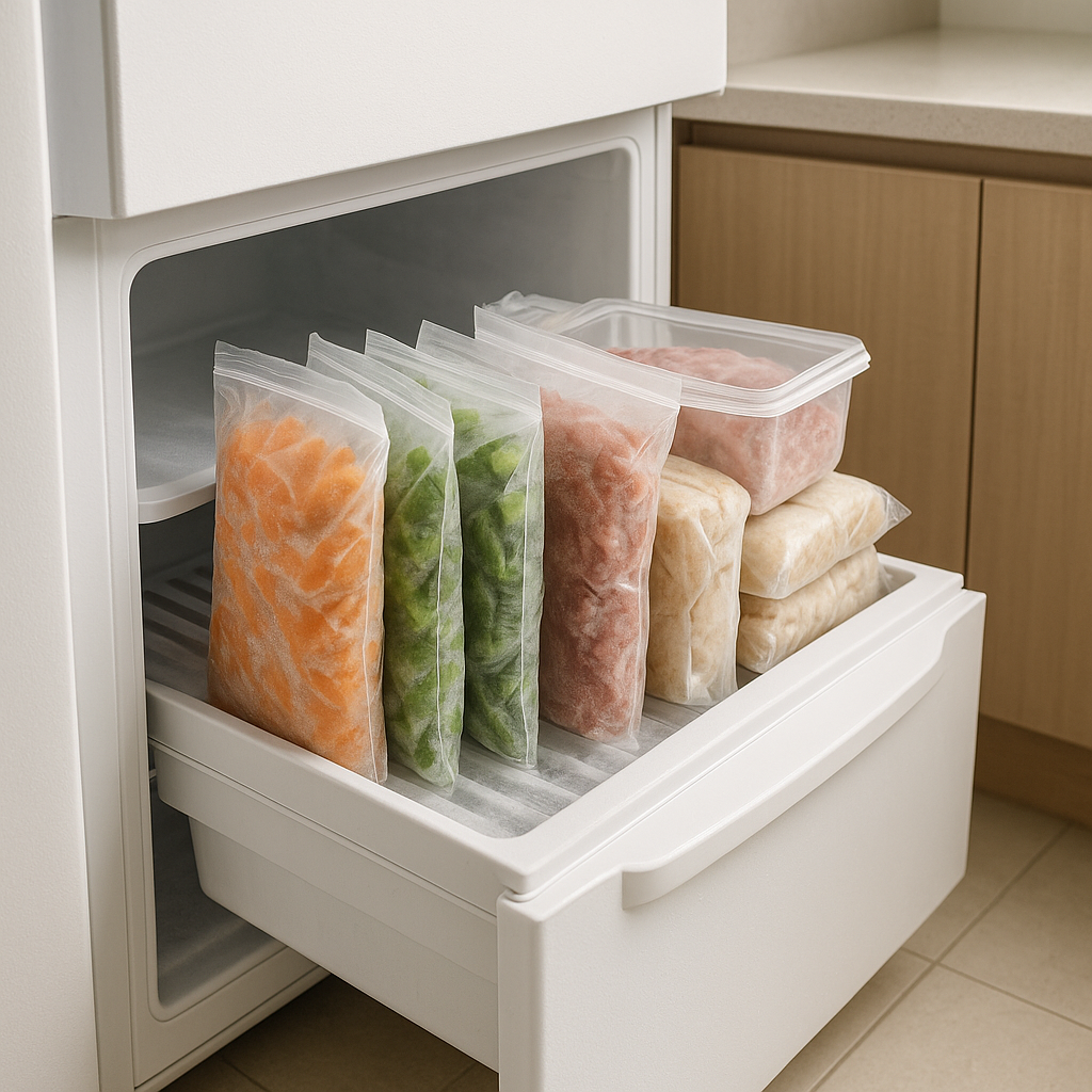 냉동실 정리, ‘세로 보관’이 통하는 조건/안 통하는 조건