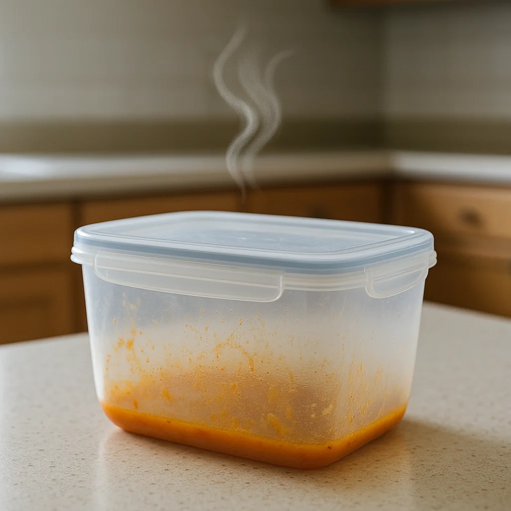 반찬통 냄새가 안 빠질 때: 삶기보다 안전한 순서