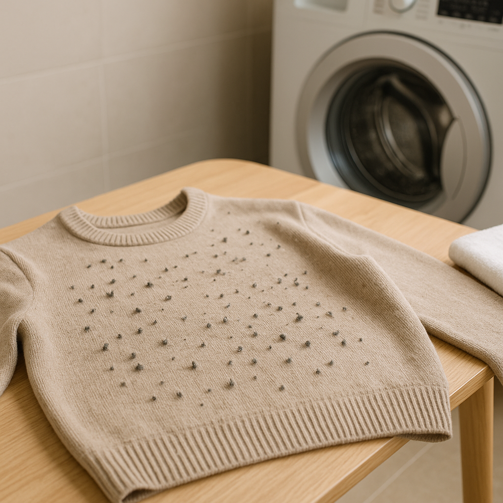 니트 보풀, 제거기보다 먼저 해야 할 착용 습관 2개