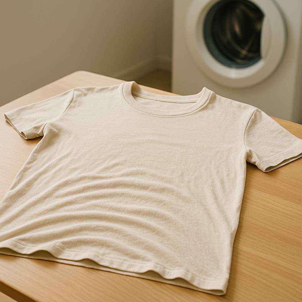 세탁 후 옷이 늘어났다면: 탈수 세기가 너무 셌을 수 있어요