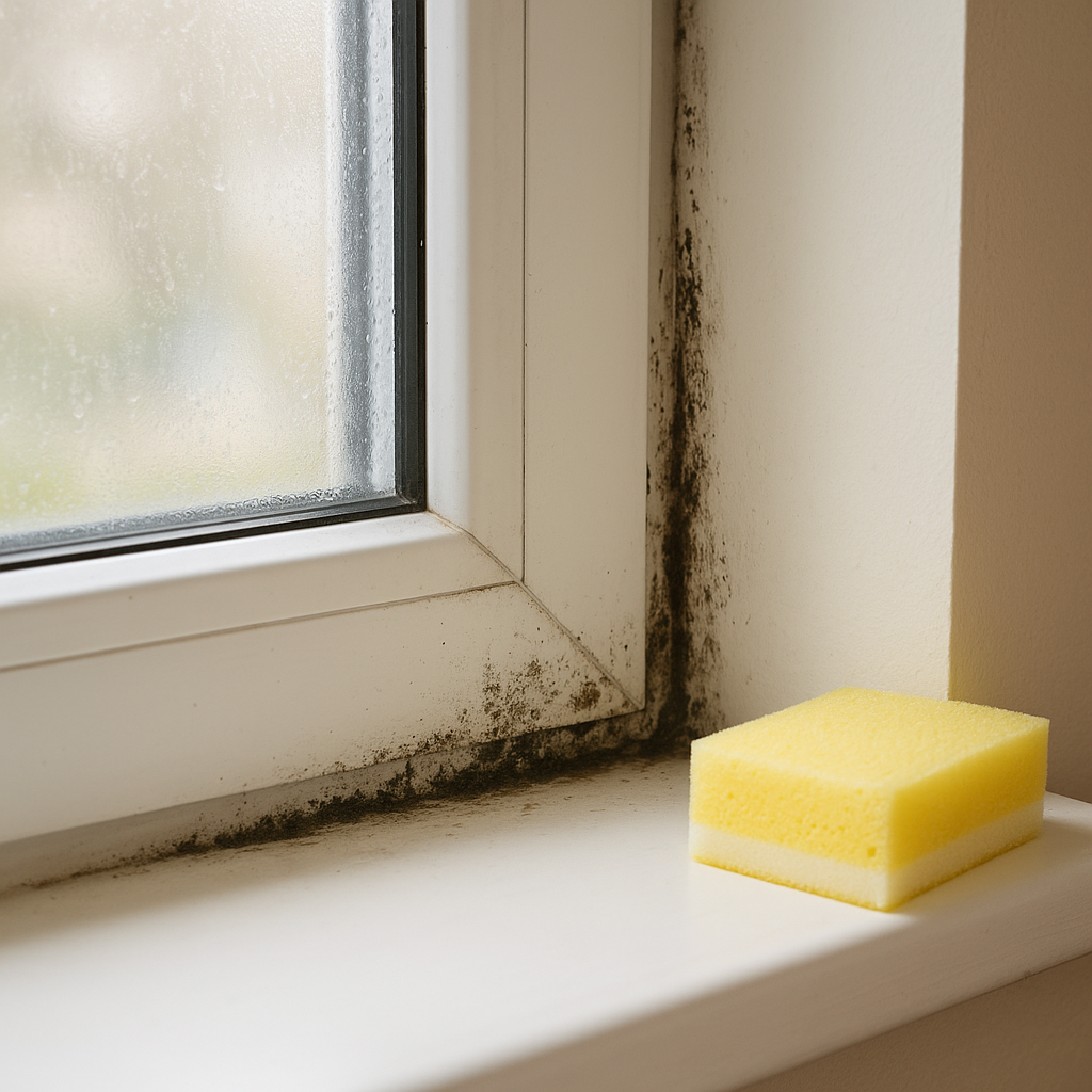 창틀 곰팡이가 다시 생기는 이유: 닦는 방법이 아니라 ‘물길’