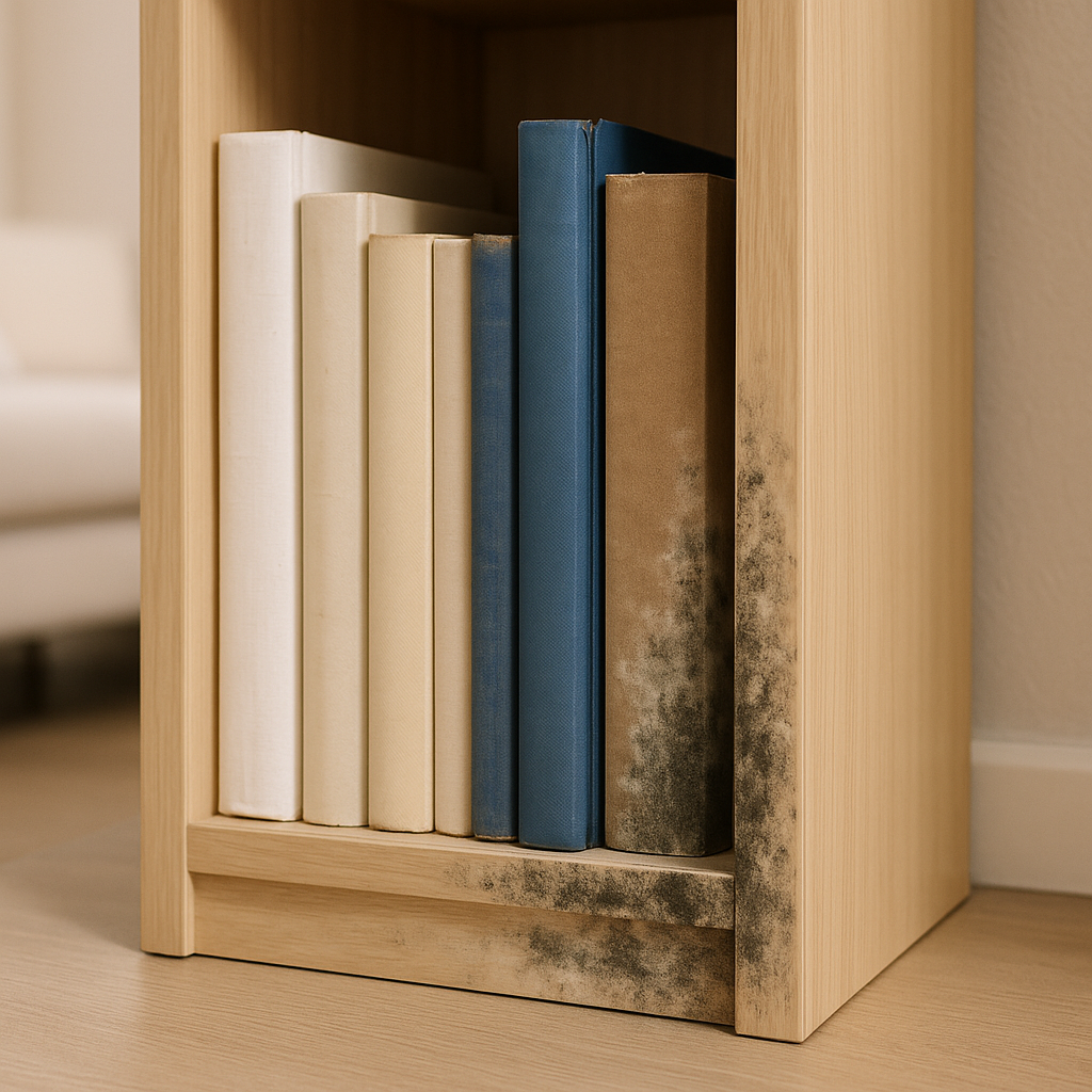 장마철 책장 곰팡이, 종이류는 방법이 달라요