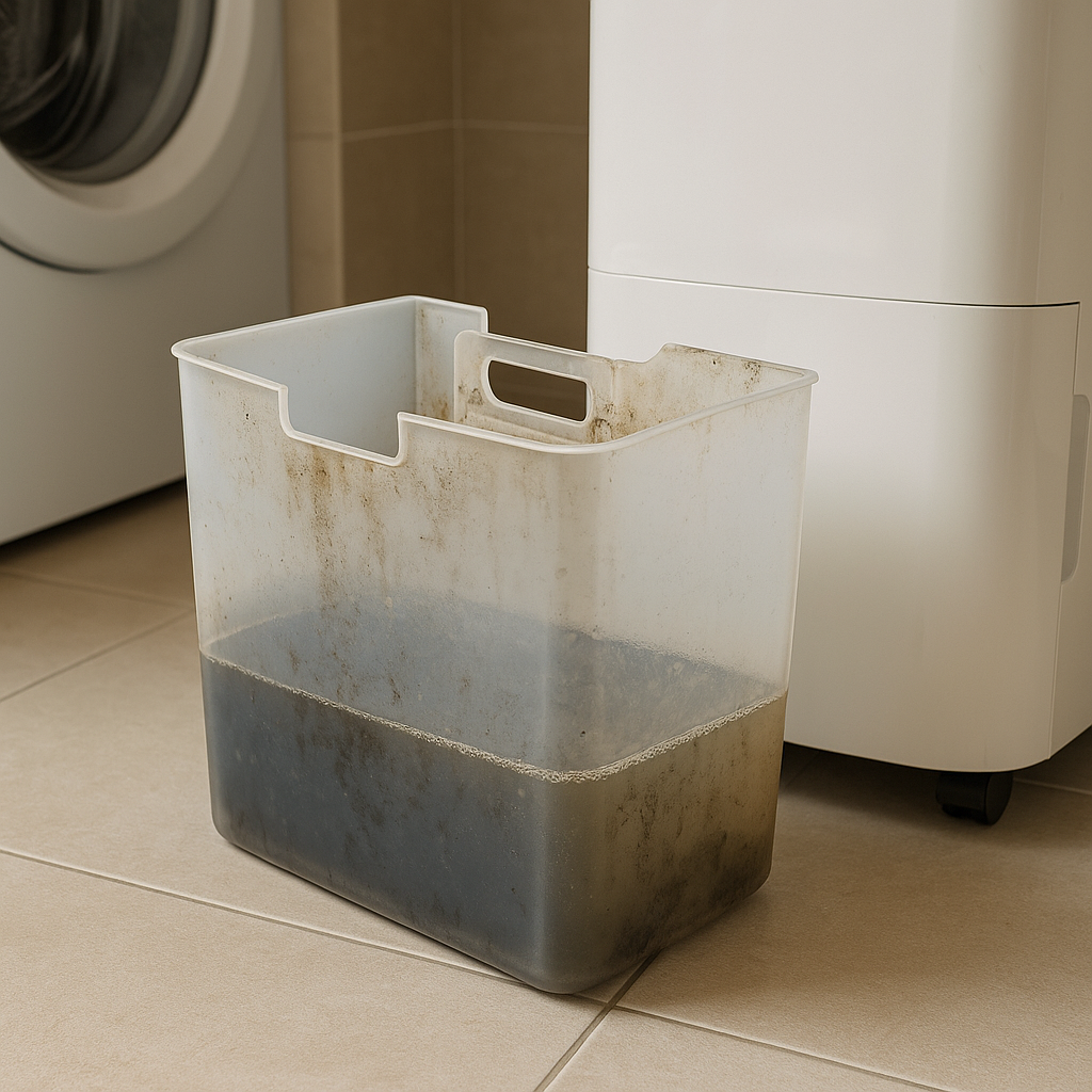 제습기 물통 냄새, “물만 버리면” 해결 안 되는 이유