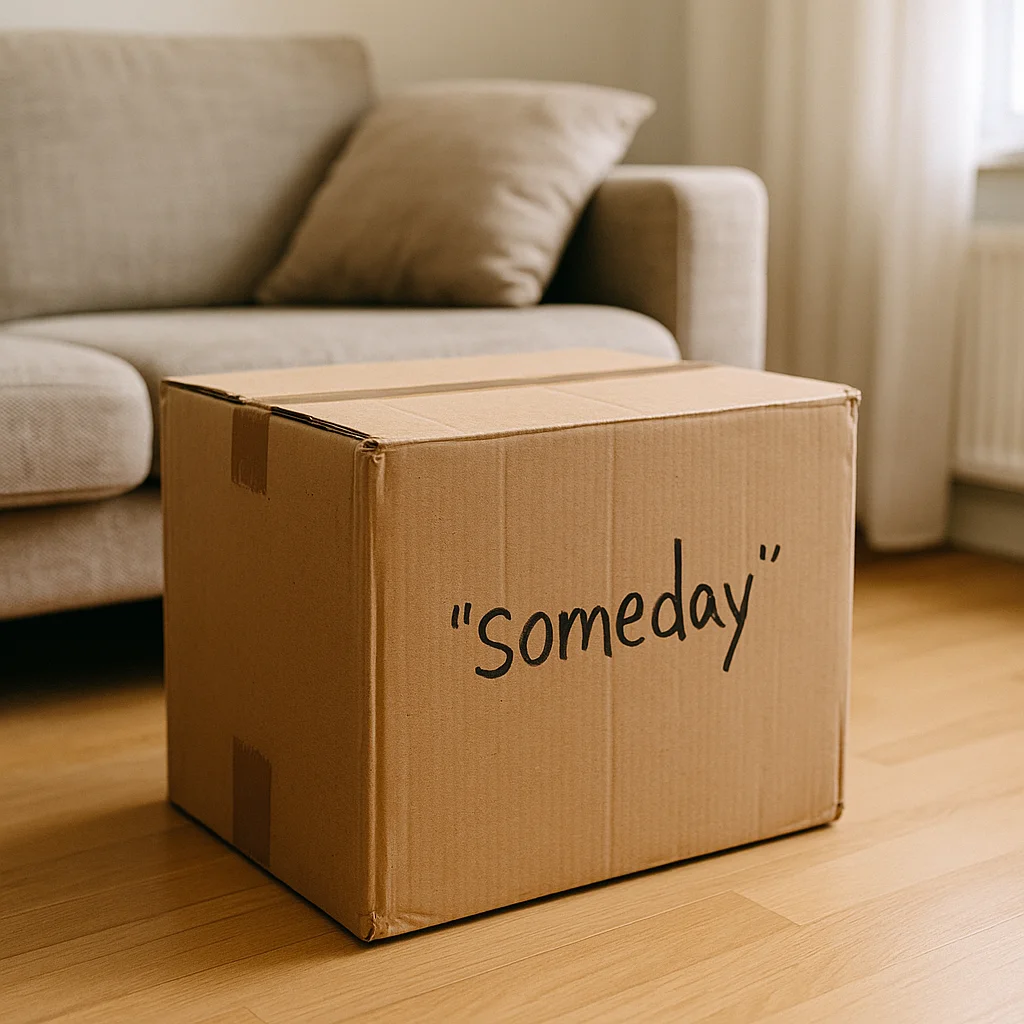 이사할 때 버리기 힘든 물건, “언젠가 박스”가 문제입니다