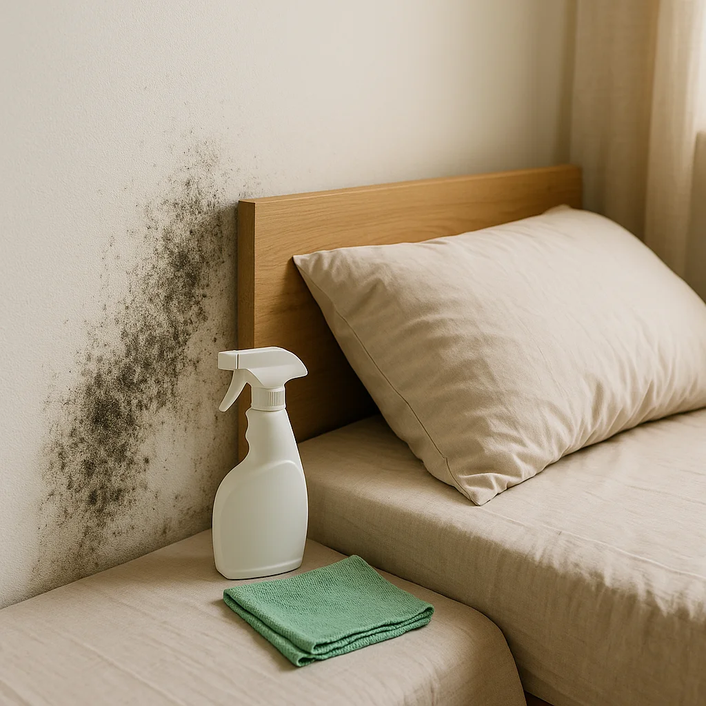 원룸 곰팡이, 청소가 아니라 ‘침대 위치’가 시작입니다