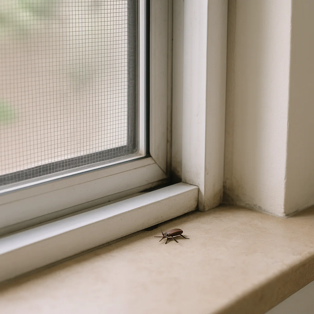 창틀 벌레 유입, 방충망보다 먼저 봐야 할 ‘틈’ 위치